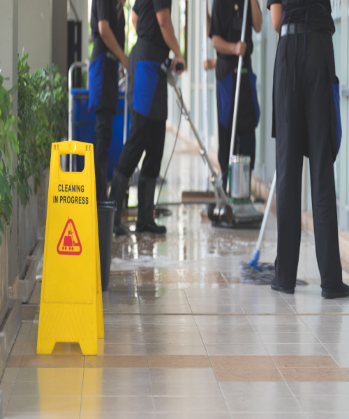 Seal Strip Wax Floor Teams